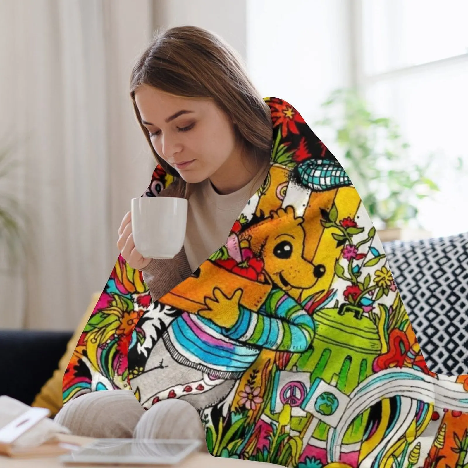 Urban Farm Time Throw Blanket  - Urban Farming Home review and price